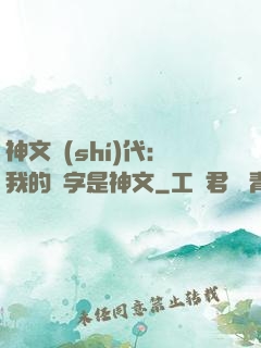神文時(shí)代：我的漢字是神文